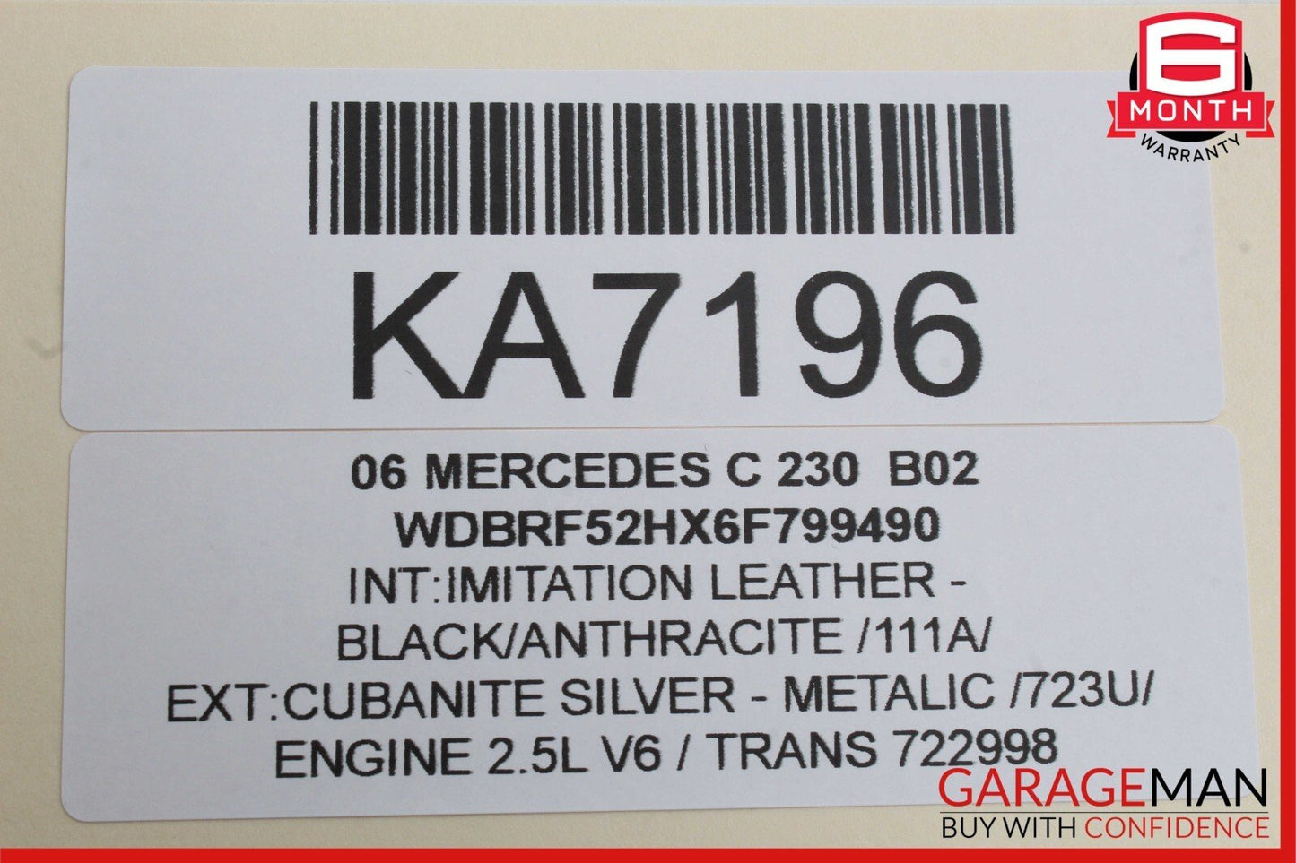 01-07 Mercedes W203 C230 Front Right Passenger Side Door Control Module Unit OEM