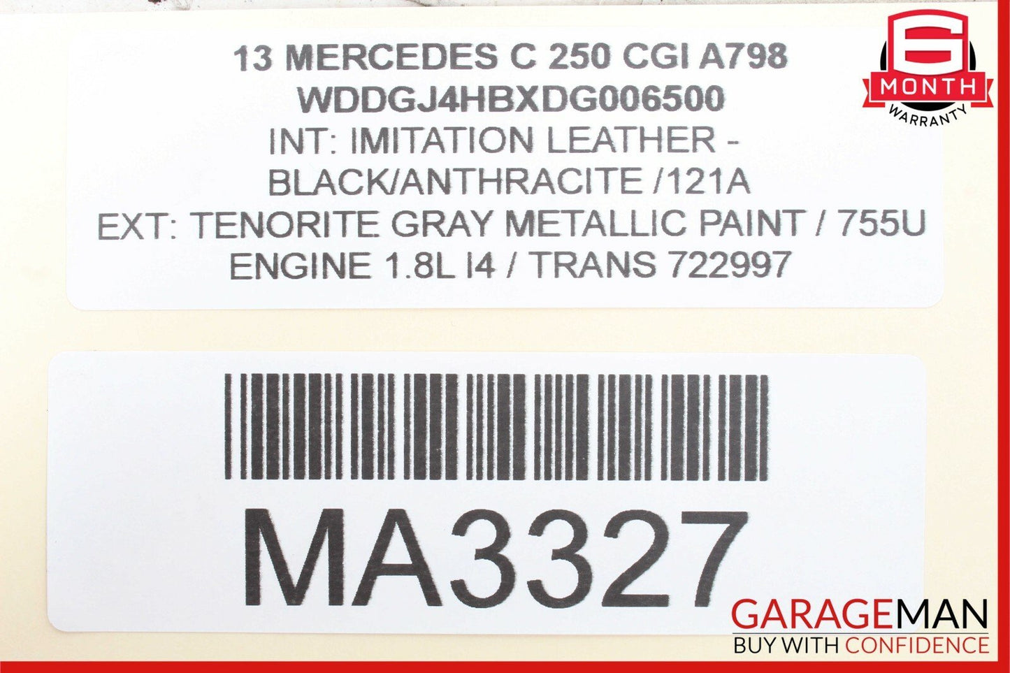12-14 Mercedes W204 C250 C350 Coupe Front Right Door Panel Tweeter Speaker Cover