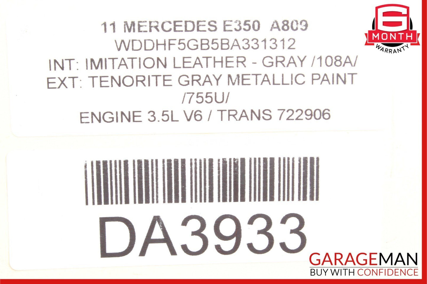 08-18 Mercedes CLS400 C250 C300 E350 Engine Radiator Cooling Fan Motor Assembly
