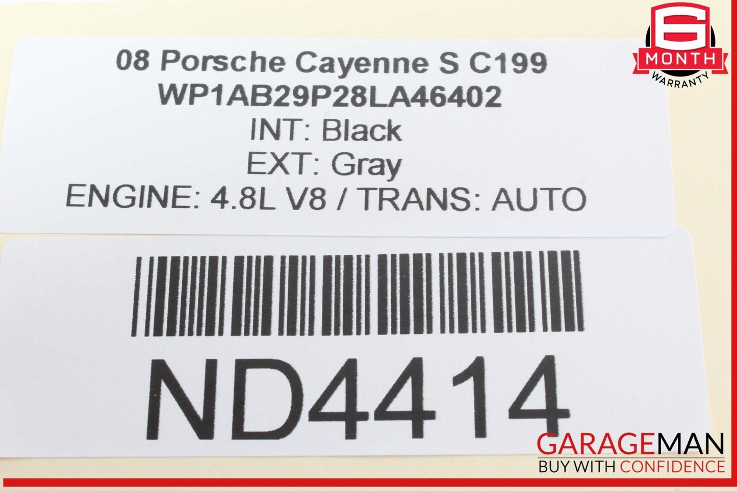 03-10 Porsche Cayenne S 955 957 Front Left Driver Side Window Regulator Motor