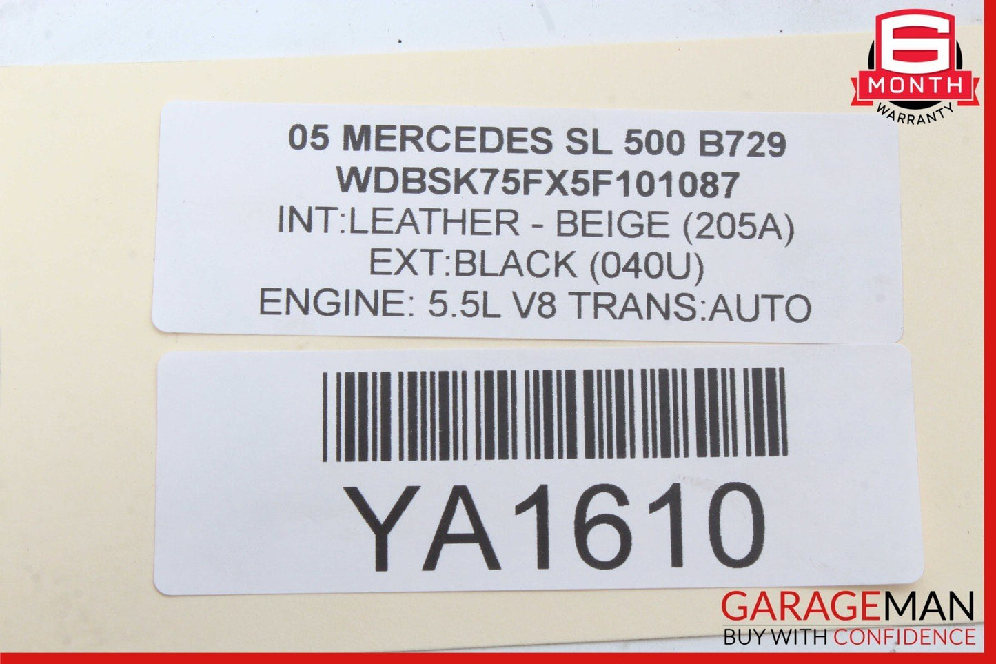 03-08 Mercedes R230 SL500 SL550 Door Audio Speaker Bose Left Driver Side OEM