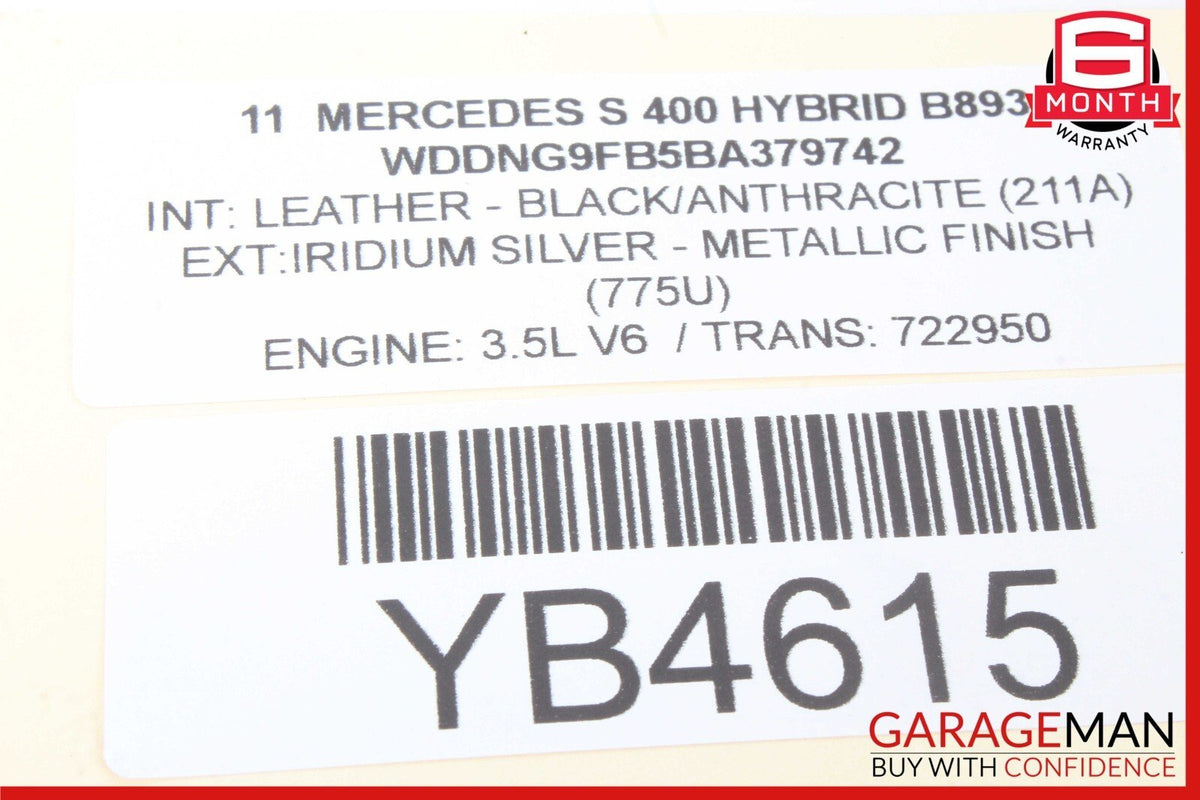 07-14 Mercedes W221 S400 CL550 CL600 CL65 AMG Gas Accelerator Pedal