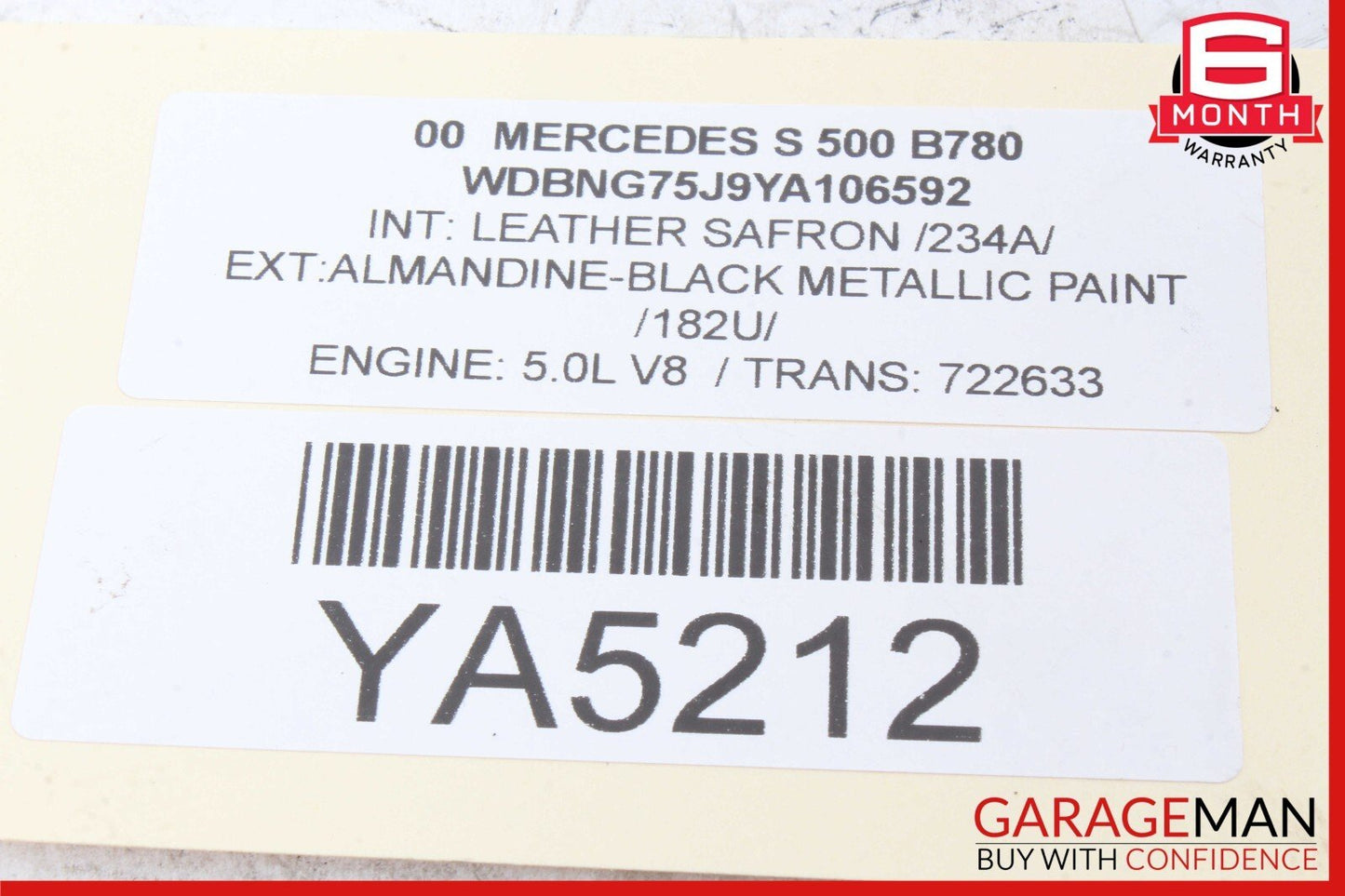 98-06 Mercedes W220 S500 SLK320 CLK320 E320 Lower Oil Pan 1120140603 OEM