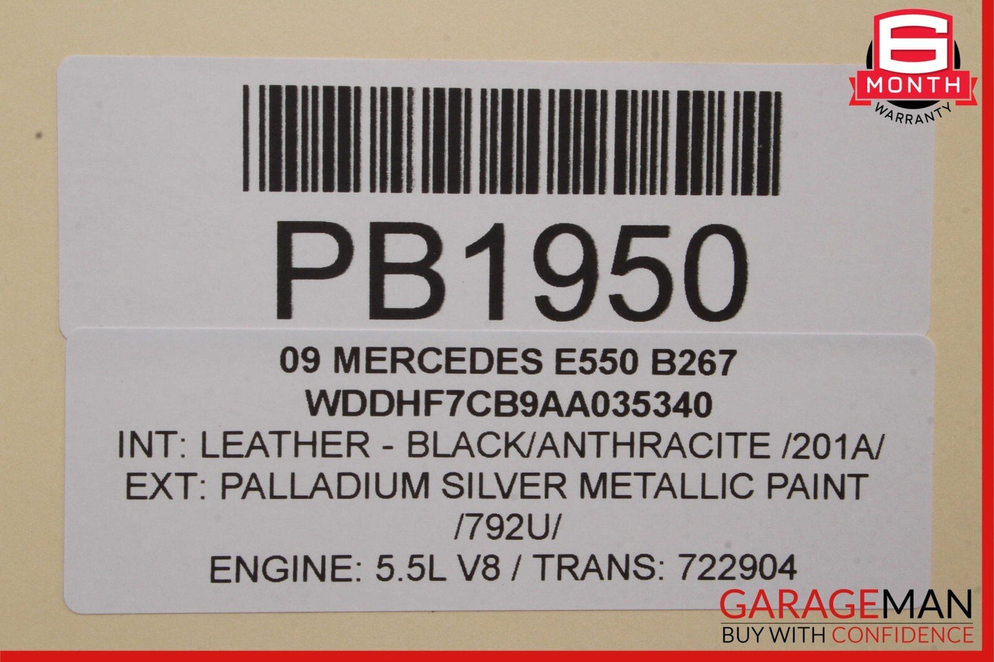 10-13 Mercedes W212 E350 E400 E550 Front Right Interior Door Panel Assembly OEM