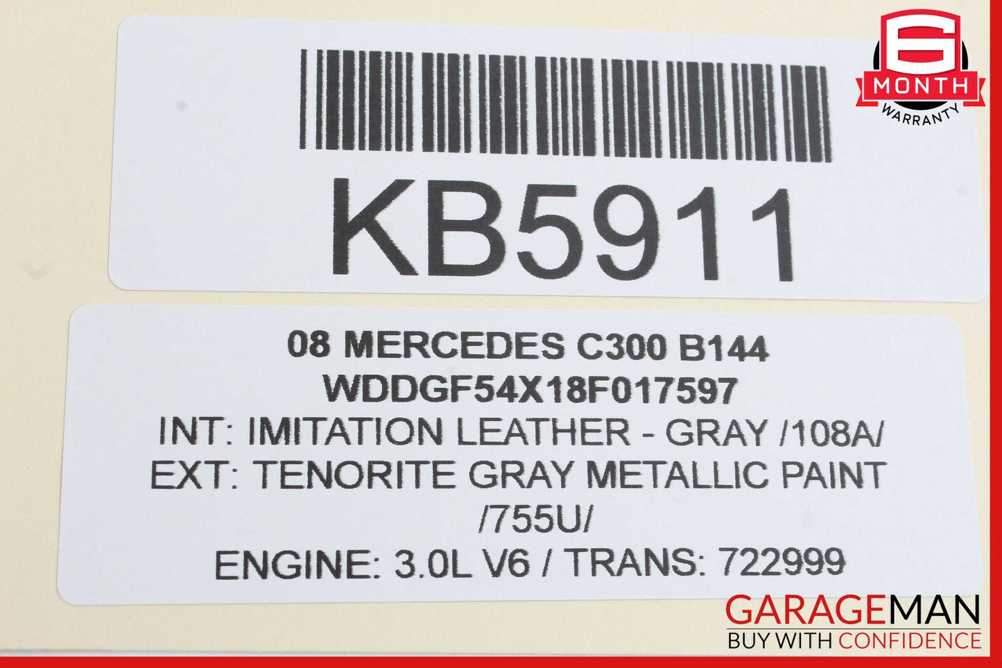 08-11 Mercedes W204 C300 C250 Front Left Driver Side Exterior Door Handle OEM