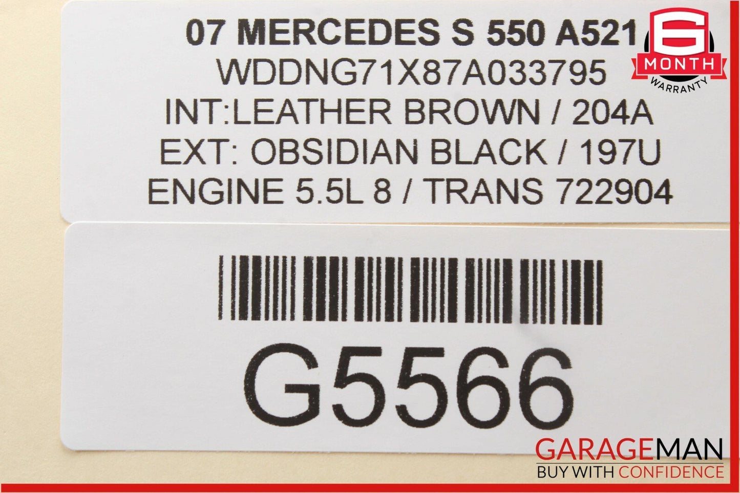 07-09 Mercedes W221 S550 Rear Right / Left Side Door Controller Module Unit