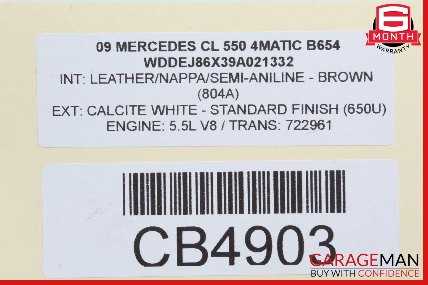07-14 Mercedes W216 CL550 S450 S550 Front Left Lower Control Arm OEM