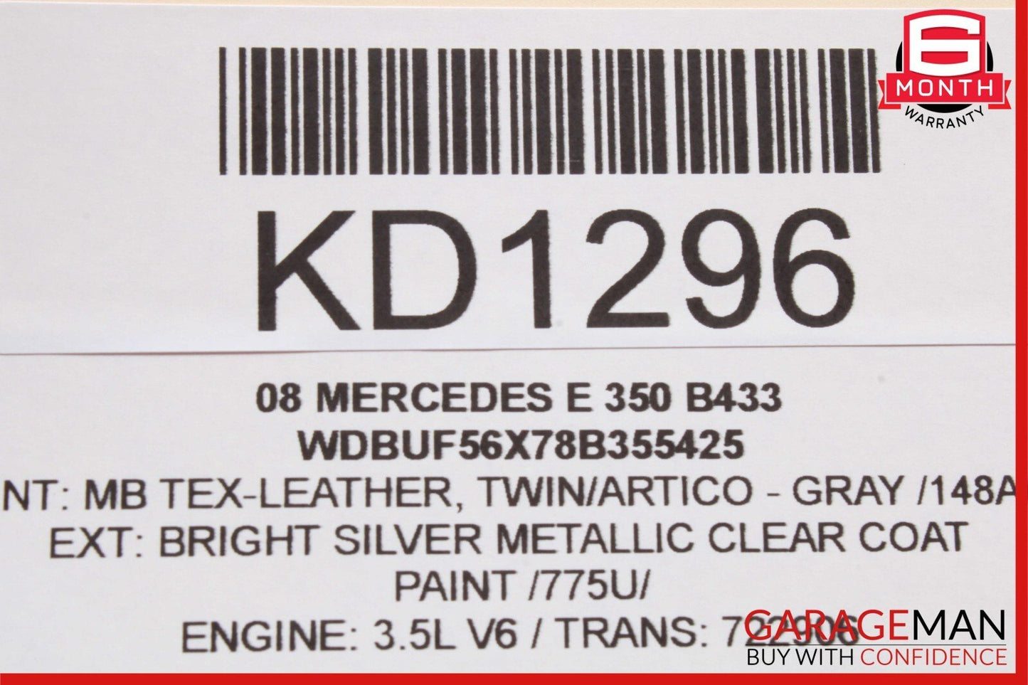 03-09 Mercedes W211 E350 E550 E63 AMG Front Left Side Door Control Module Unit