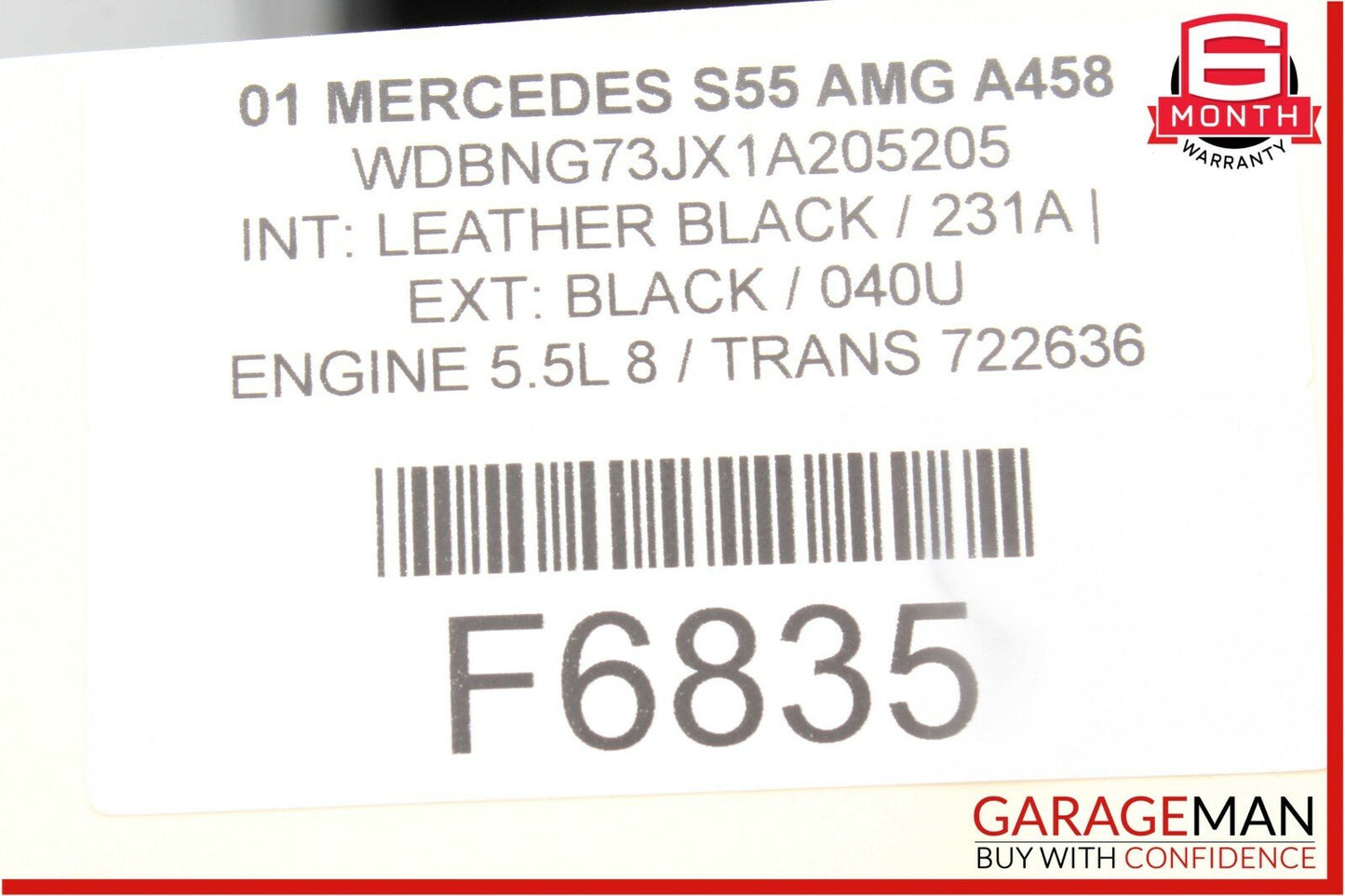 00-06 Mercedes W220 S55 CL500 PDC Parktronic Distance Control Module OEM