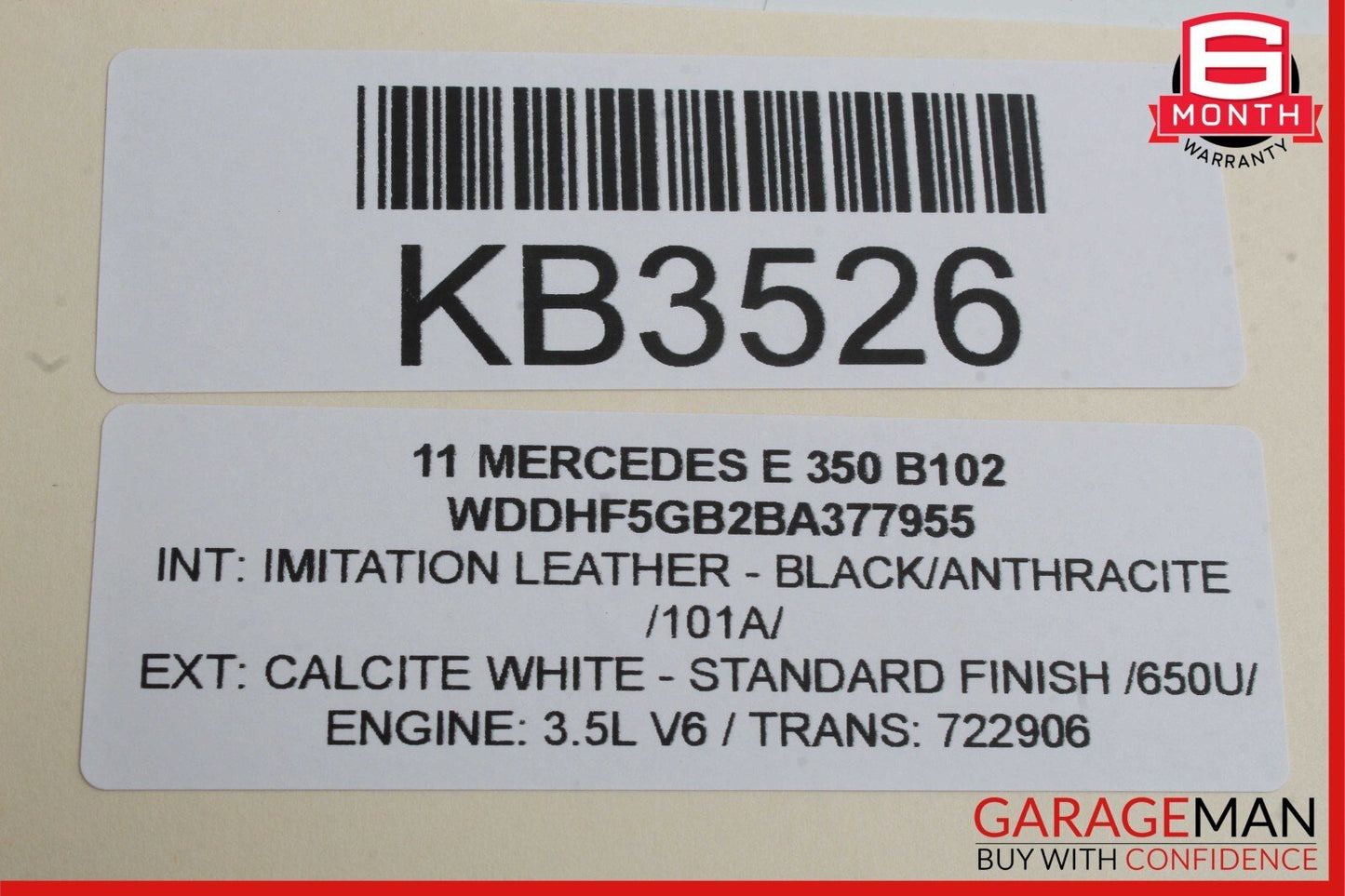 08-16 Mercedes E400 C250 GLK350 C280 Rear Left Door Window Regulator Motor Unit