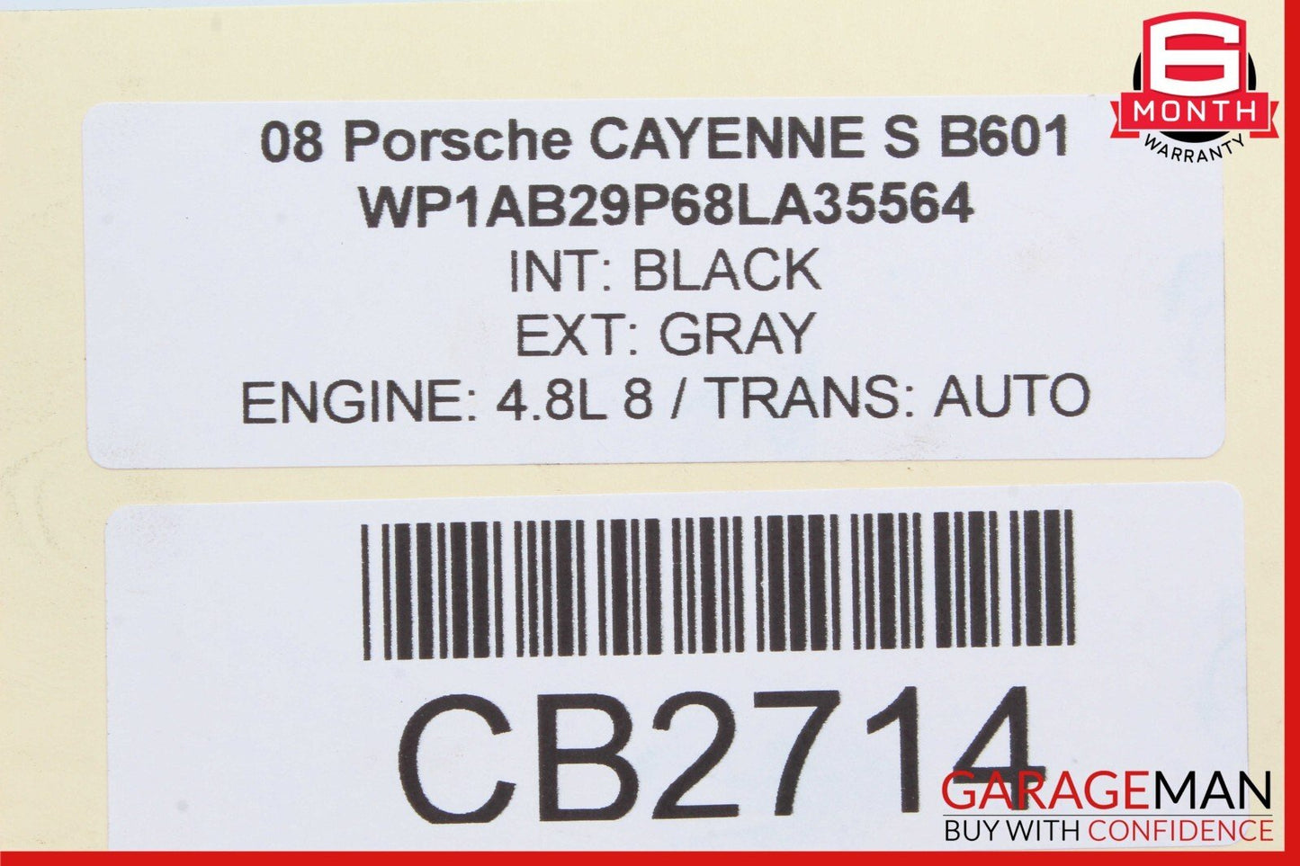 03-10 Porsche Cayenne S 955 957 Rear Right / Left Upper Rearward Control Arm OEM