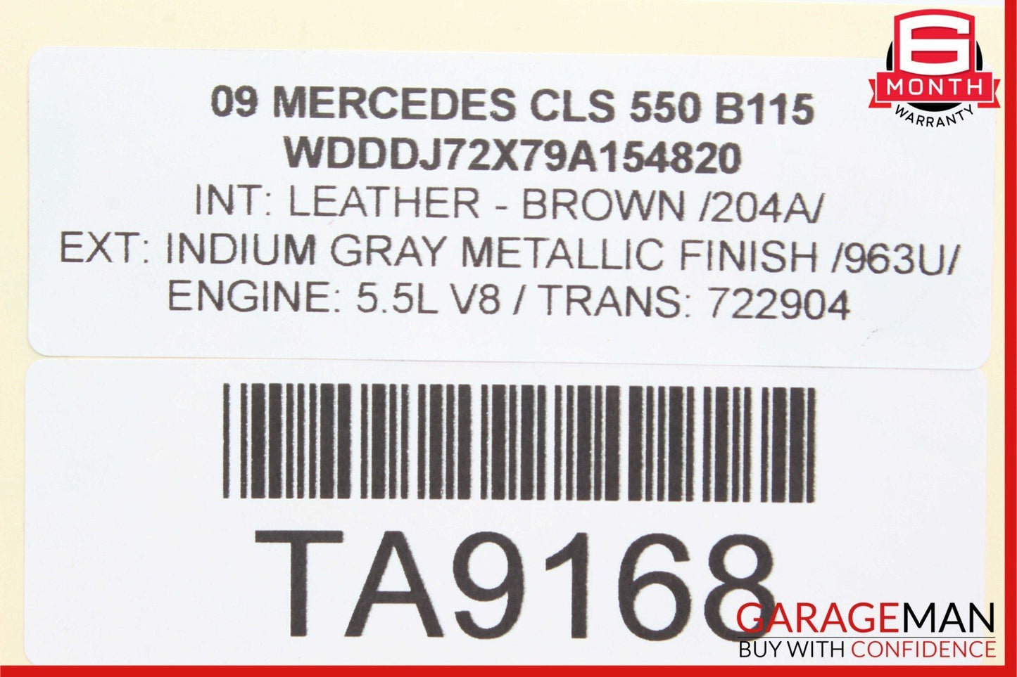 06-11 Mercedes W219 CLS550 Low Tone Horn Note Signal Alarm Siren w/ Bracket OEM
