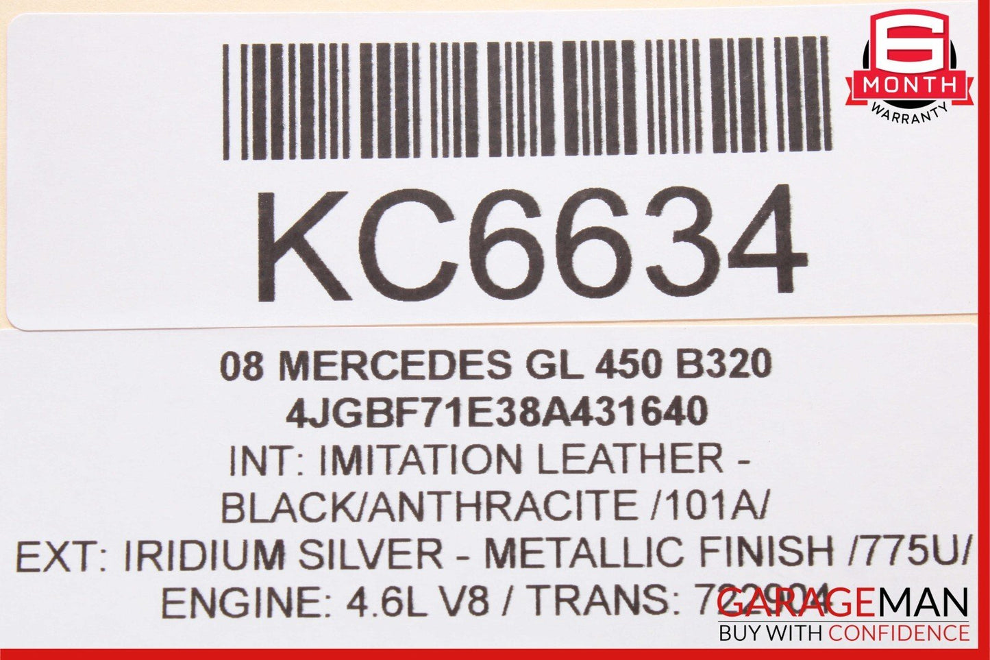 06-13 Mercedes GL450 ML350 Front Overhead Dome Light Reading Map Lamp Assy Gray