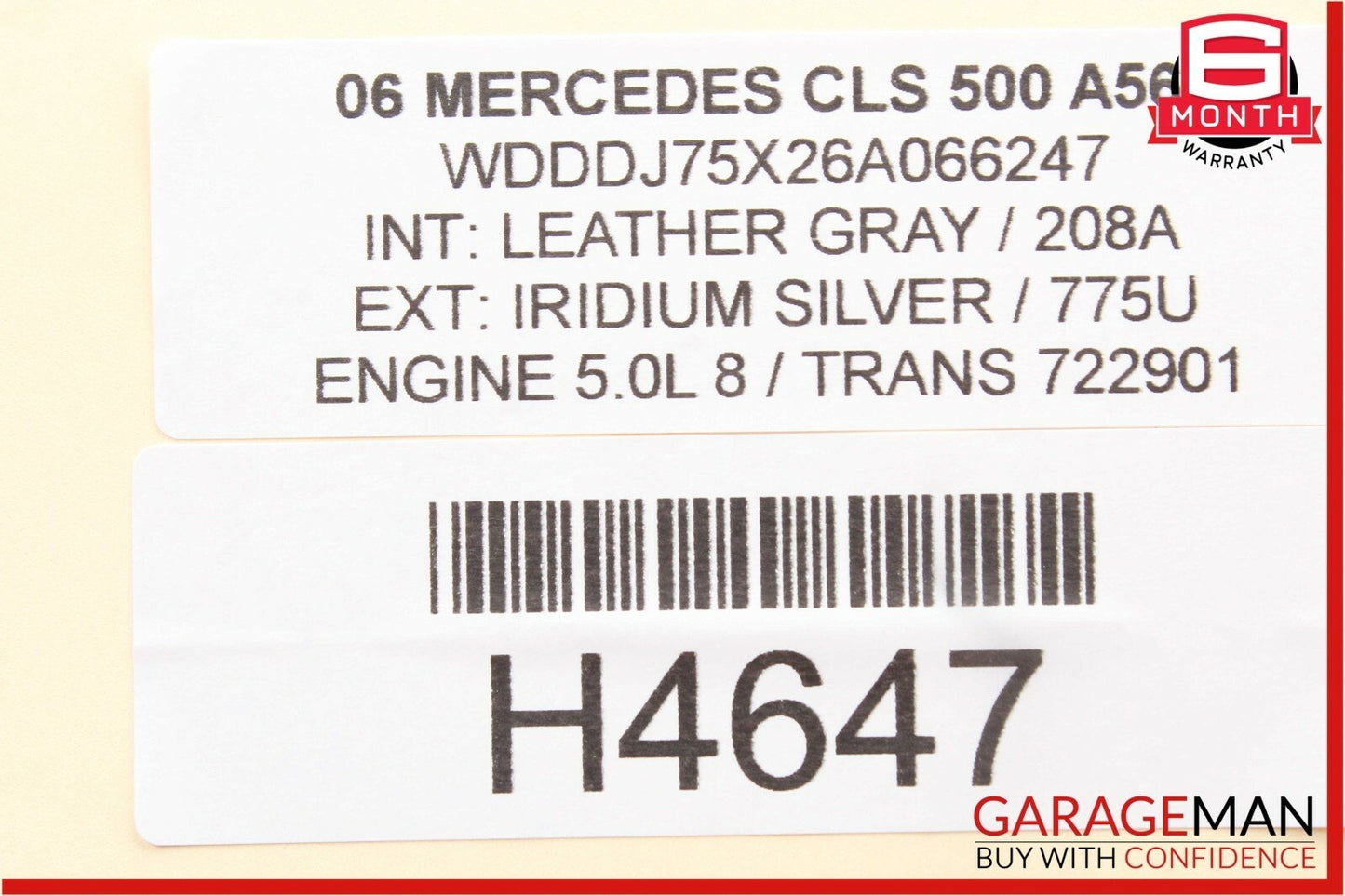 06-11 Mercedes CLS500 CLS63 AMG AC A/C Heater Climate Control Switch Unit OEM