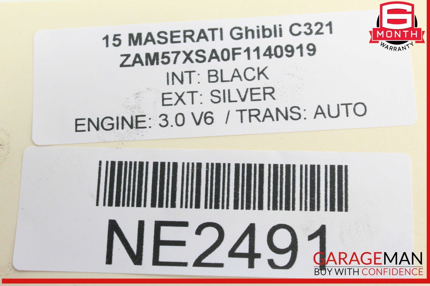14-17 Maserati Ghibli Rear Right Passenger Side Lower Suspension Control Arm OEM