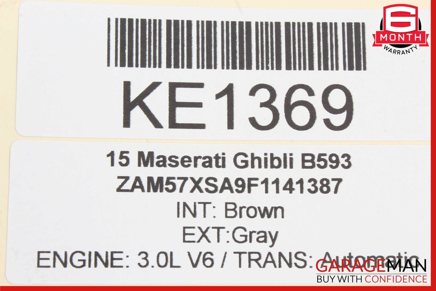 14-17 Maserati Ghibli M157 Front Right Passenger Side Door Lock Latch Actuator