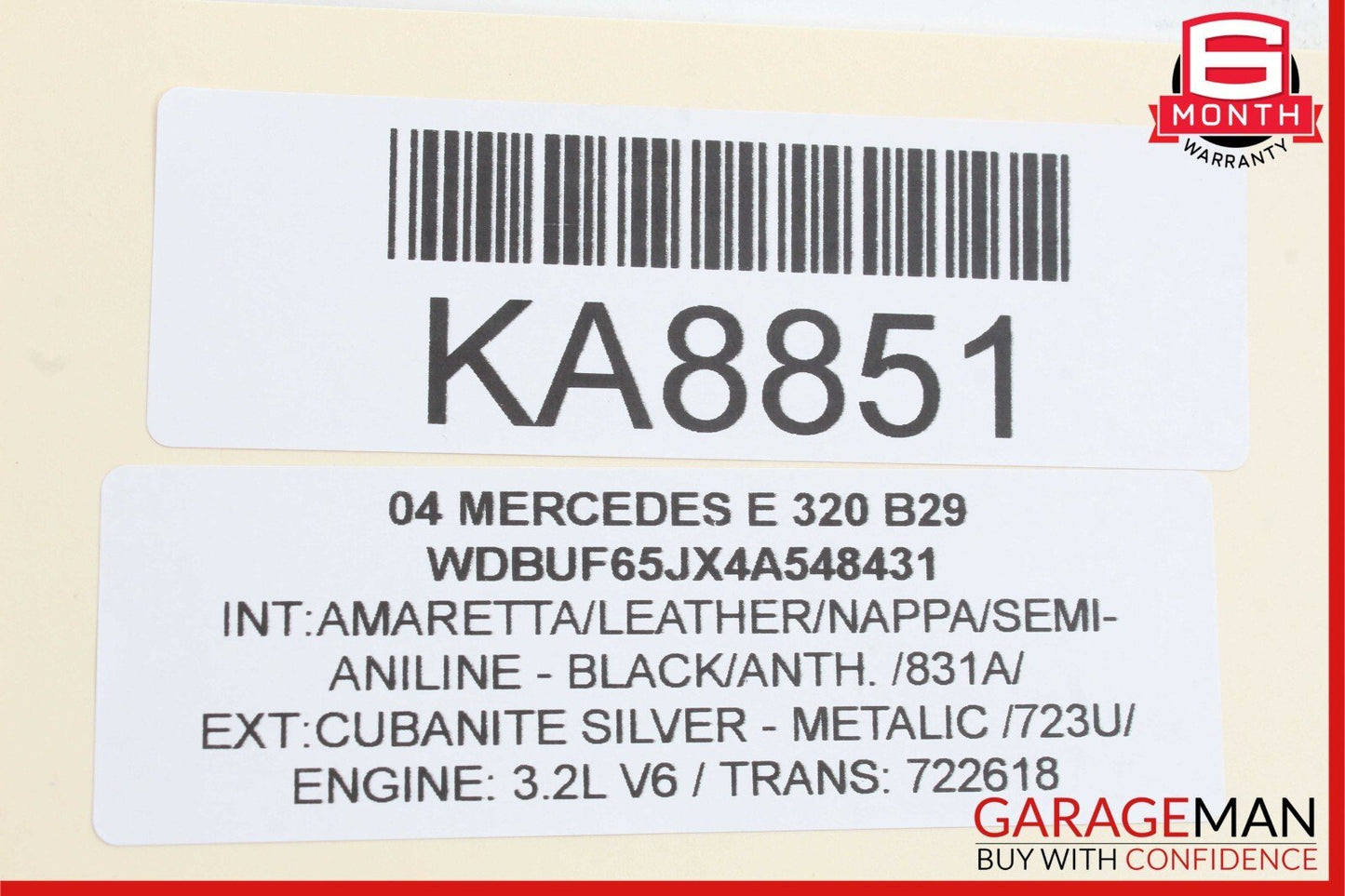 03-09 Mercedes W211 E320 E350 E63 Front Right Side Door Lock Latch Actuator