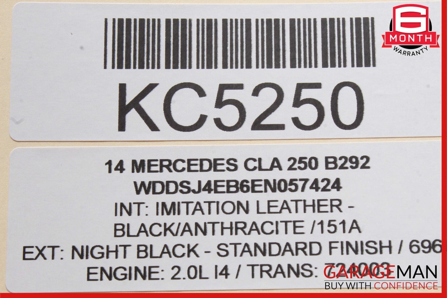 14-18 Mercedes W117 CLA250 GLA250 Rear Overhead Dome Light Reading Map OEM