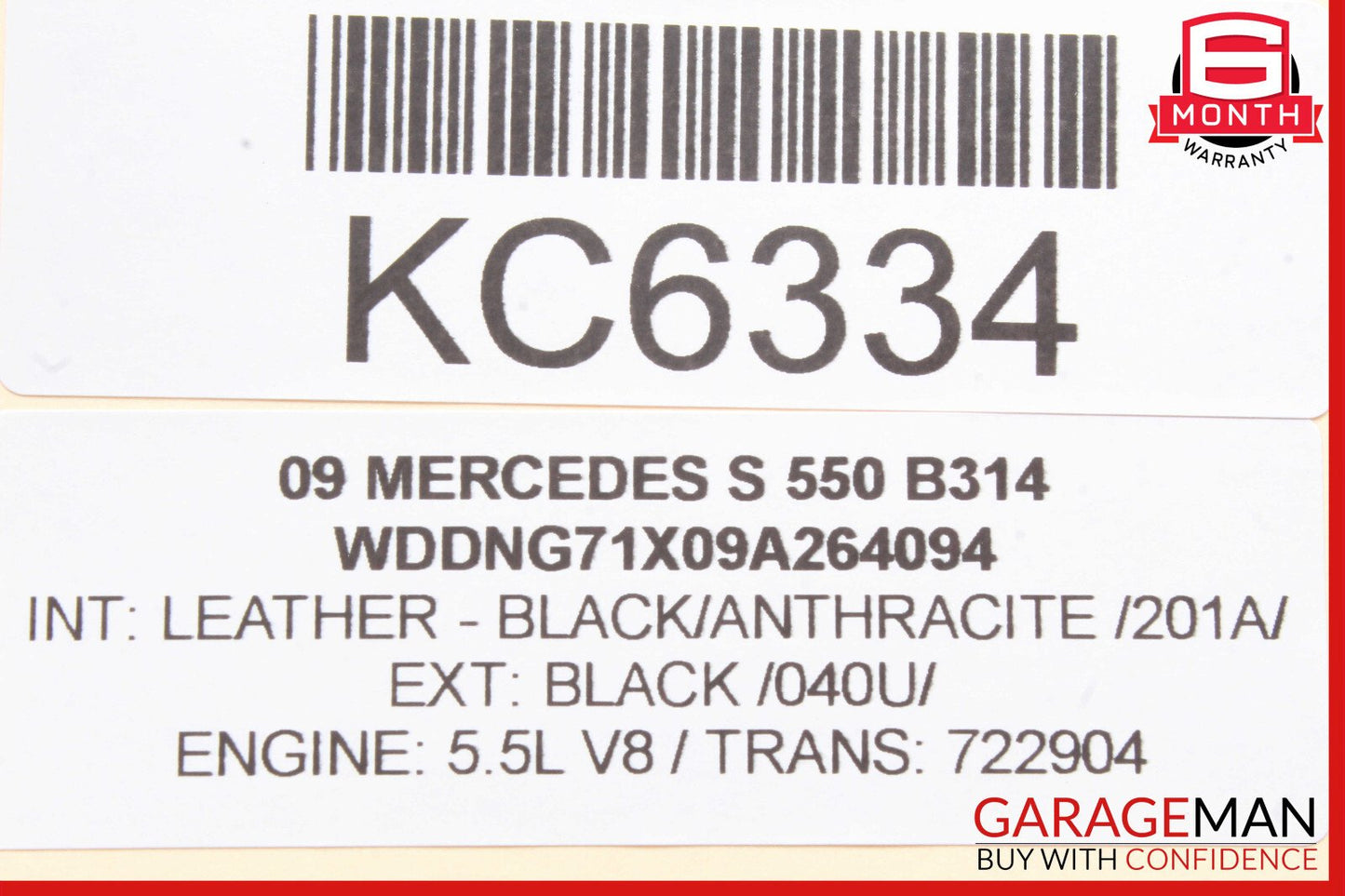 07-13 Mercedes W221 S550 S400 Window Regulator Motor Rear Left Driver Side OEM
