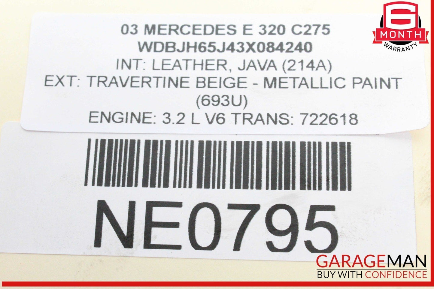 98-02 Mercedes W210 E320 Rear Suspension Accumulator Valve 1403280215 OEM