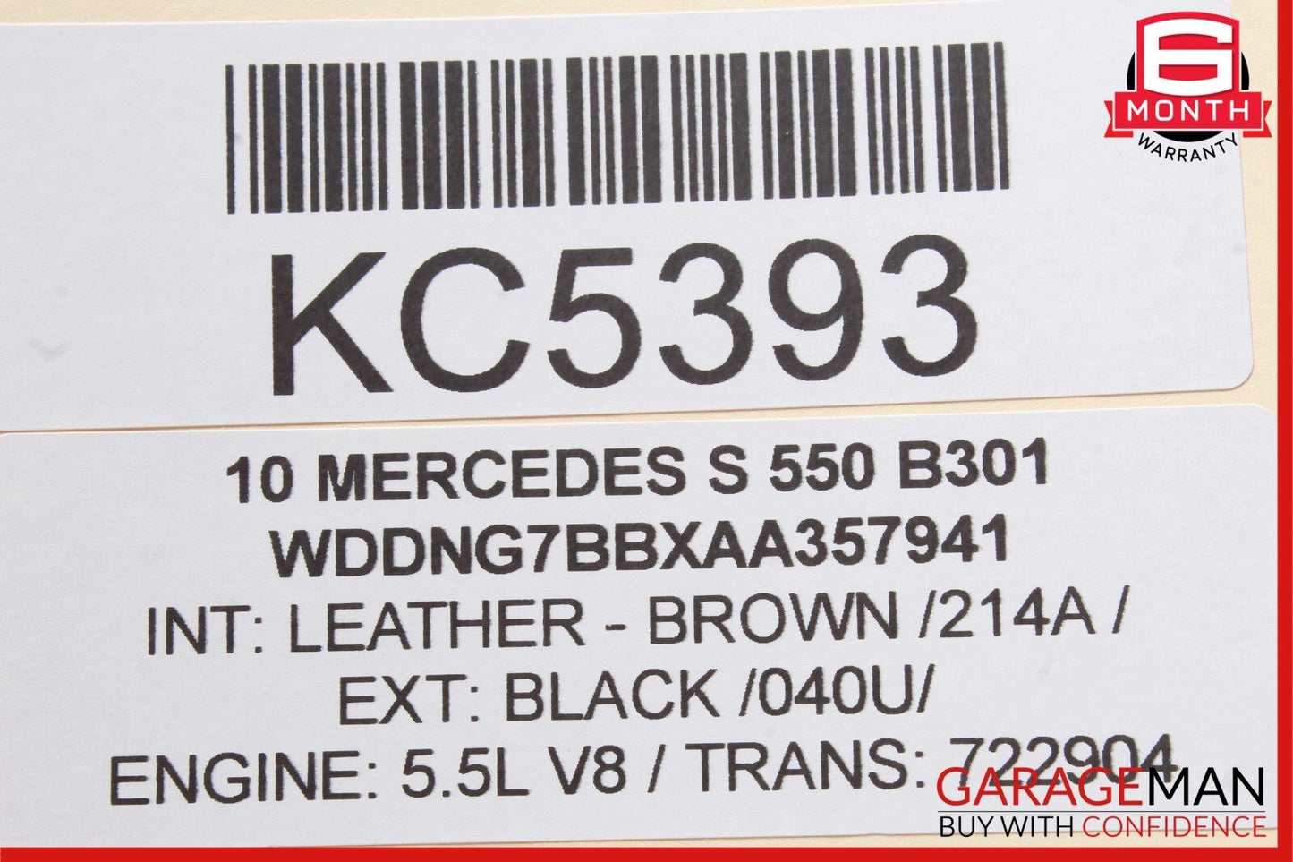 10-13 Mercedes W221 S550 S63 AMG Rear Left Door Control Module OEM