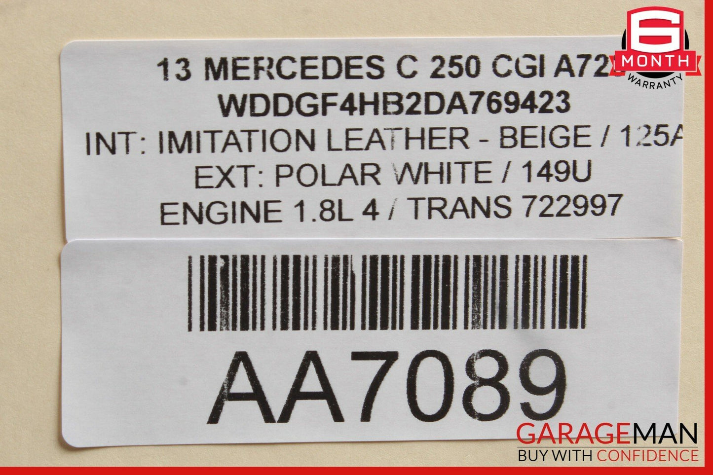 12-14 Mercedes W204 C250 Front Right Side Dash AC A/C Air Vent Grille Trim OEM