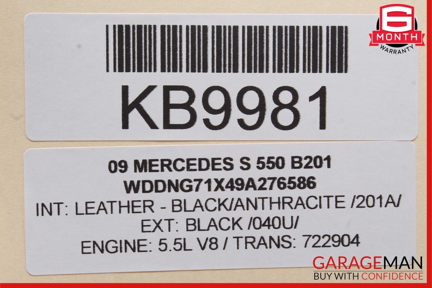 07-14 Mercedes W221 S550 ESP Parking Assist Suspension Switch Controller Module
