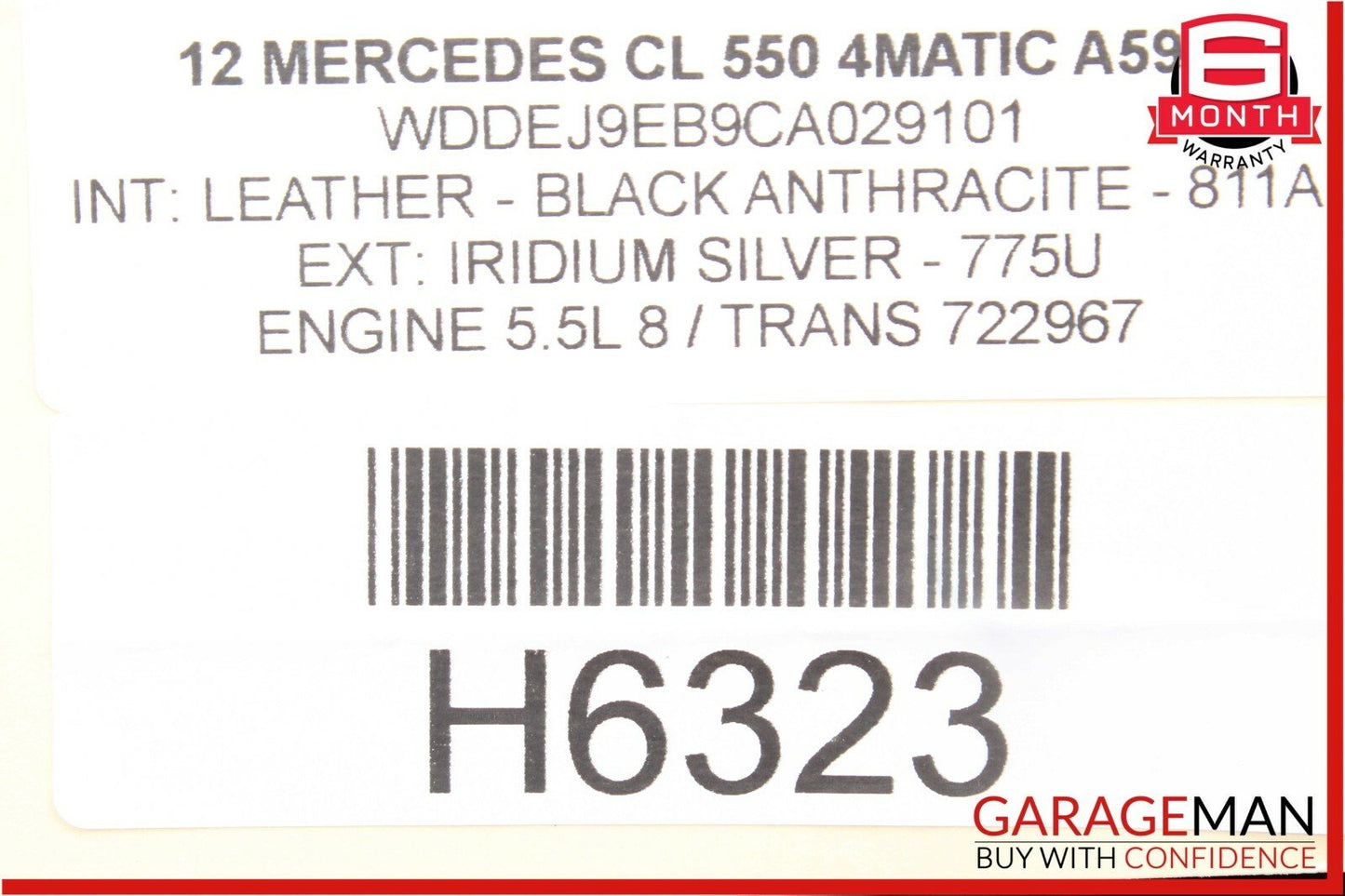 07-14 Mercedes S550 CL550 Front Left Dash AC A/C Heater Air Vent Trim Black
