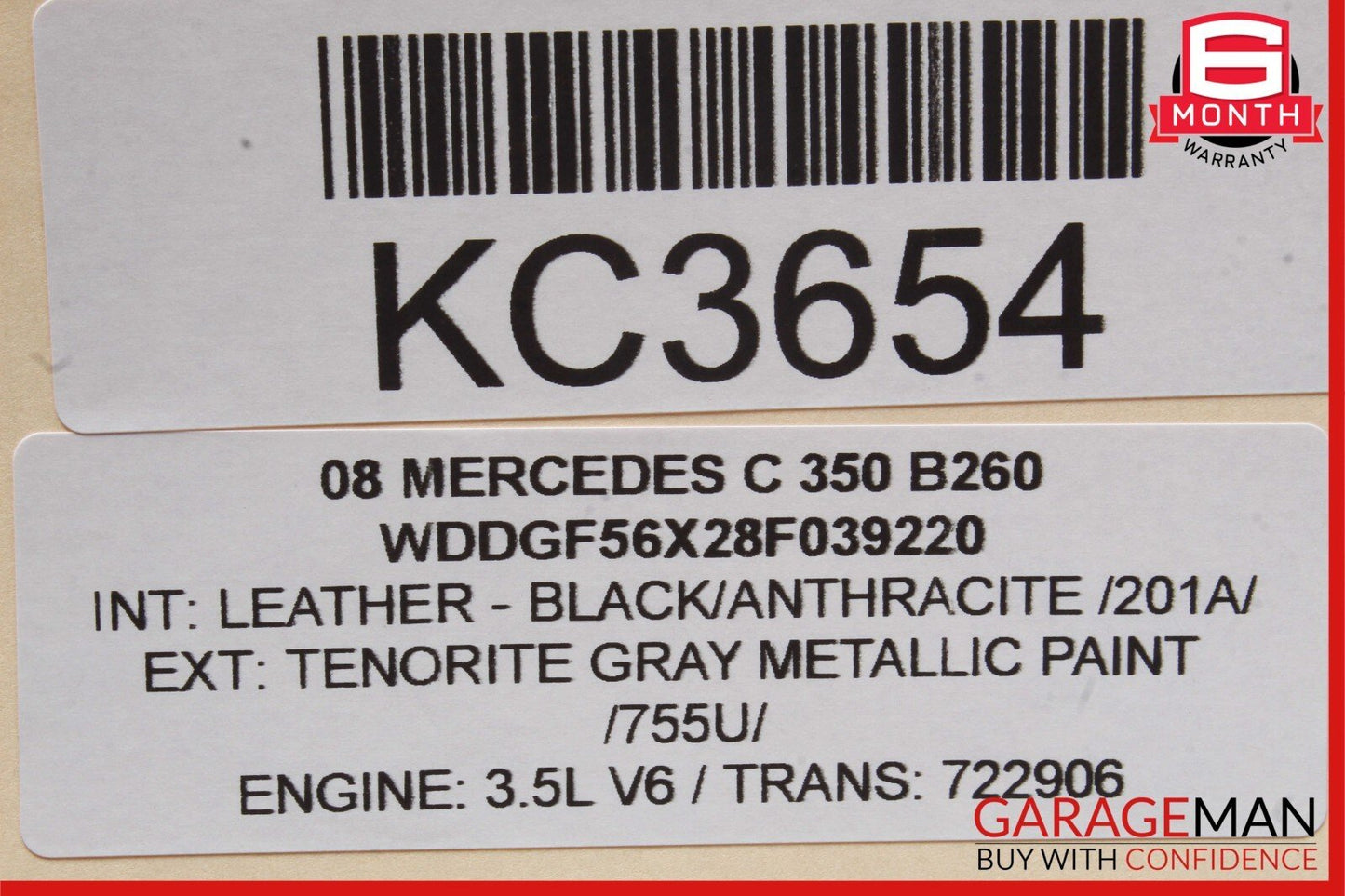 08-15 Mercedes W204 C350 C250 Front Left Door Window Regulator Motor Unit OEM