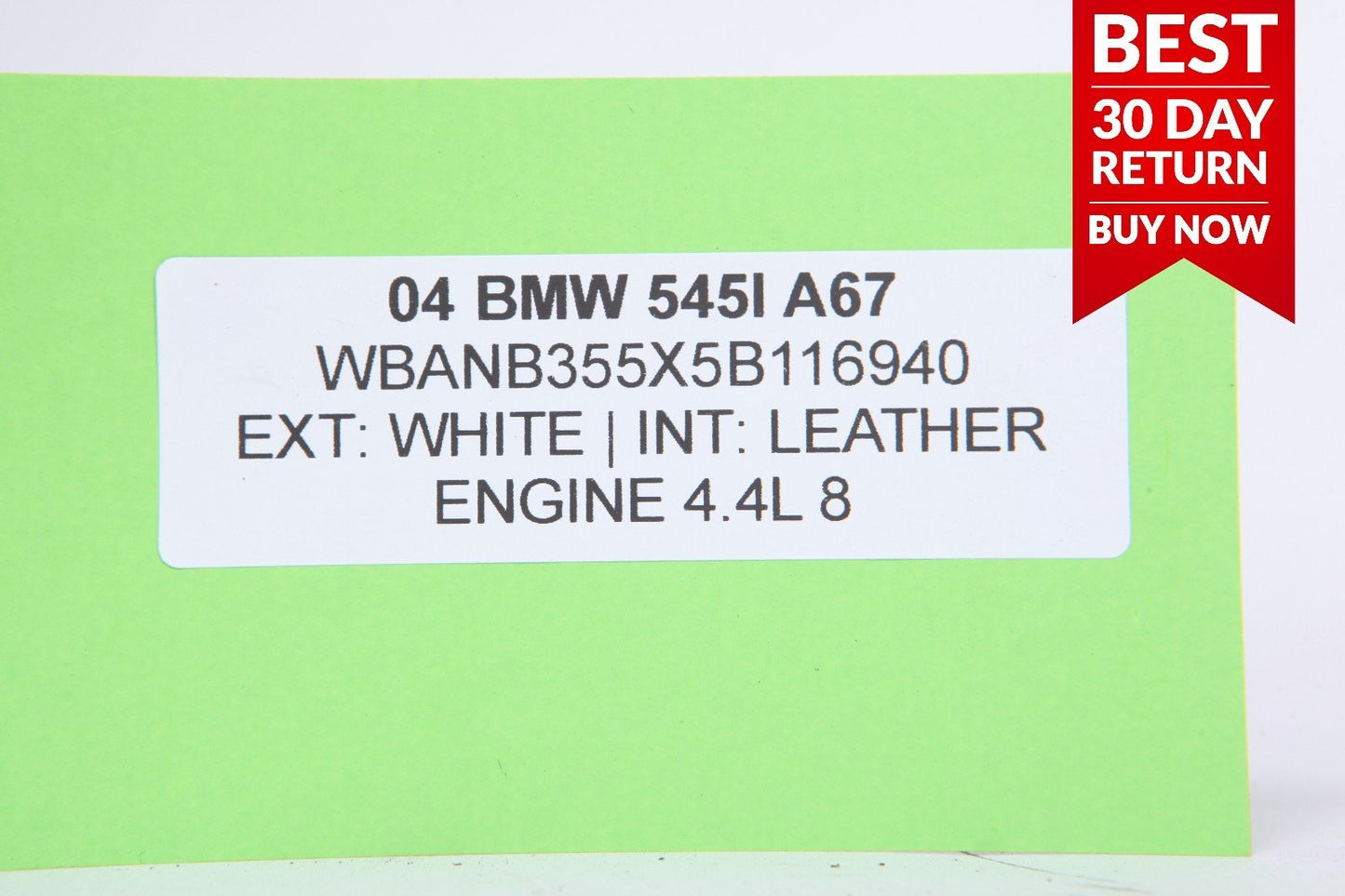 04-06 BMW E60 545i Rear Bumper Reinforcement Impact Bar Rebar Assembly A67 OEM