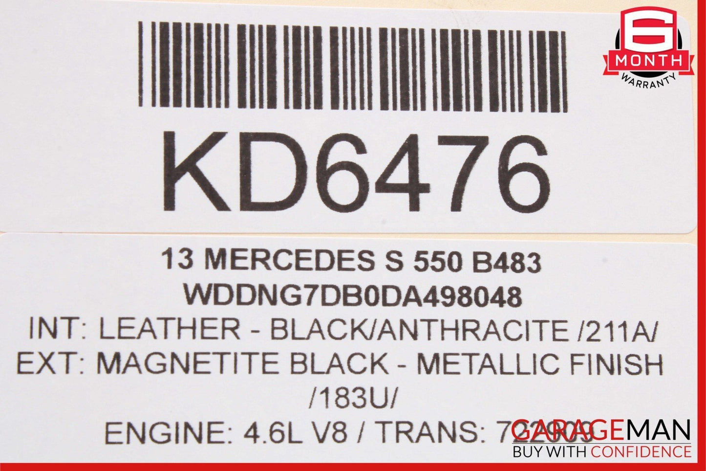 11-14 Mercedes W216 CL550 S550 4.7 Engine High Pressure Fuel Pump Housing Assy