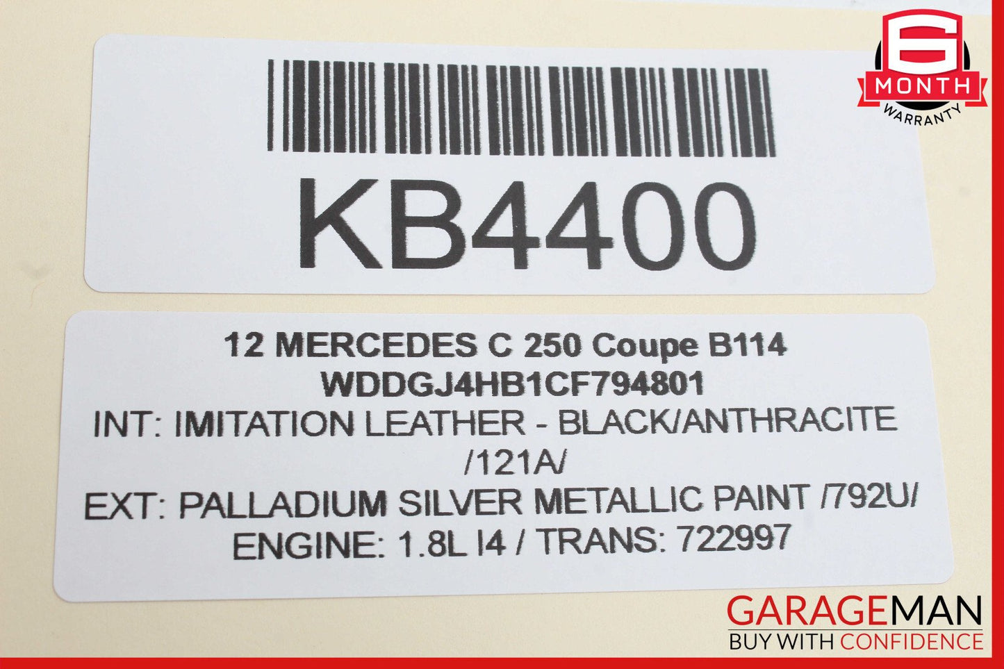 08-17 Mercedes W204 C250 E350 Center Console Ashtray Ash Tray Compartment OEM