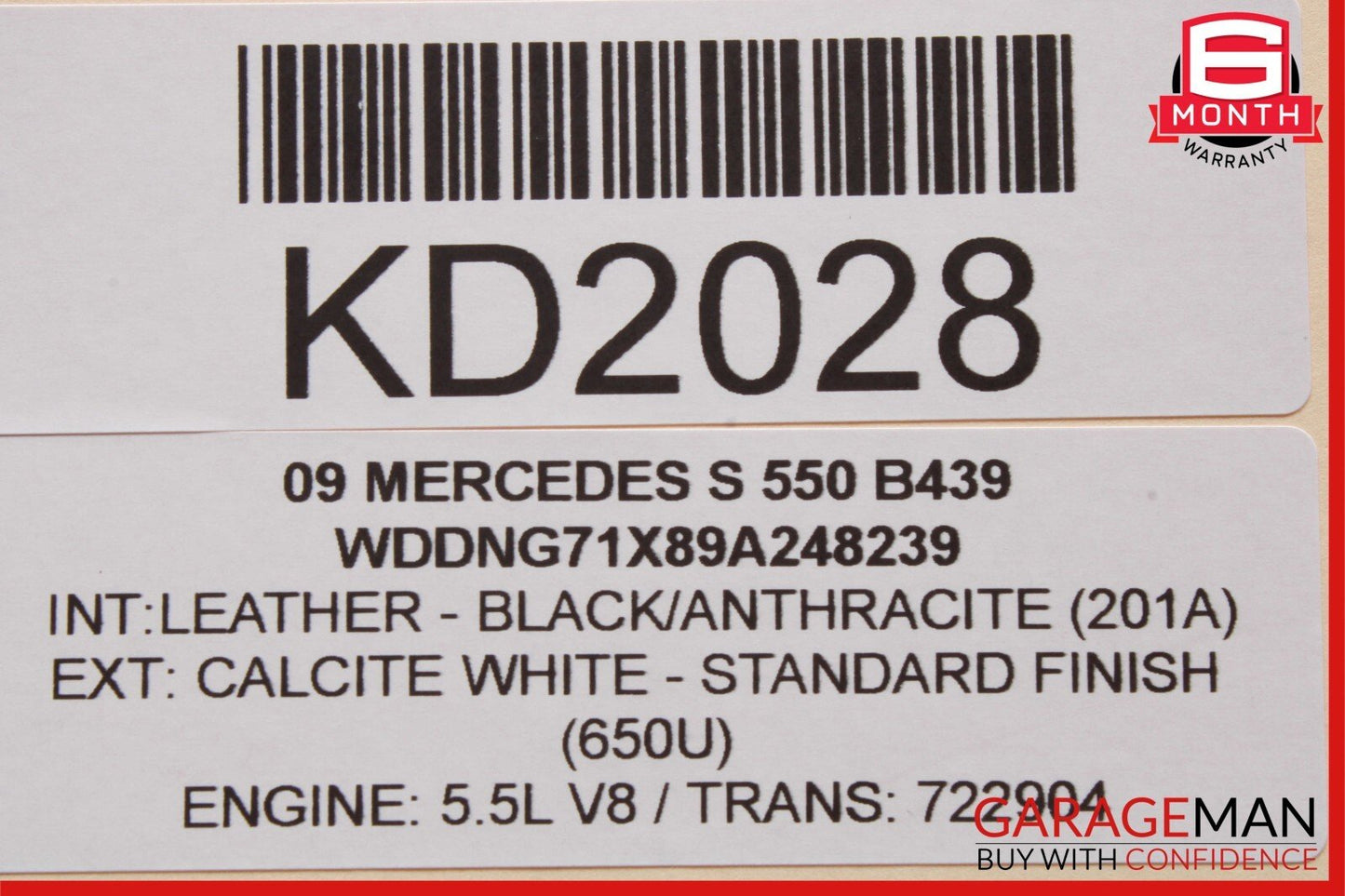 07-10 Mercedes W221 S550 CL600 S63 AMG Keyless Go Control Module Unit