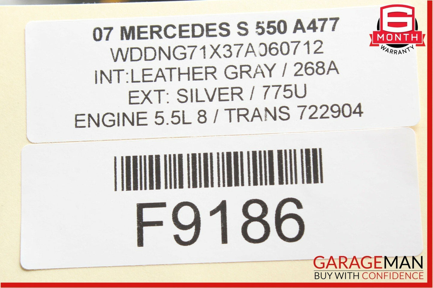 07-13 Mercedes W221 S550 S65 AMG Headlight Head Light Switch Controller Module