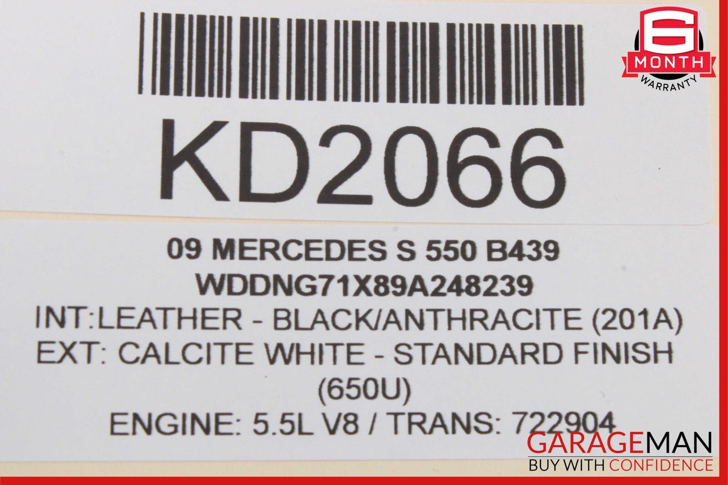 07-09 Mercedes W221 S550 S63 AMG Front Left or Right Side Door Harness Wires OEM