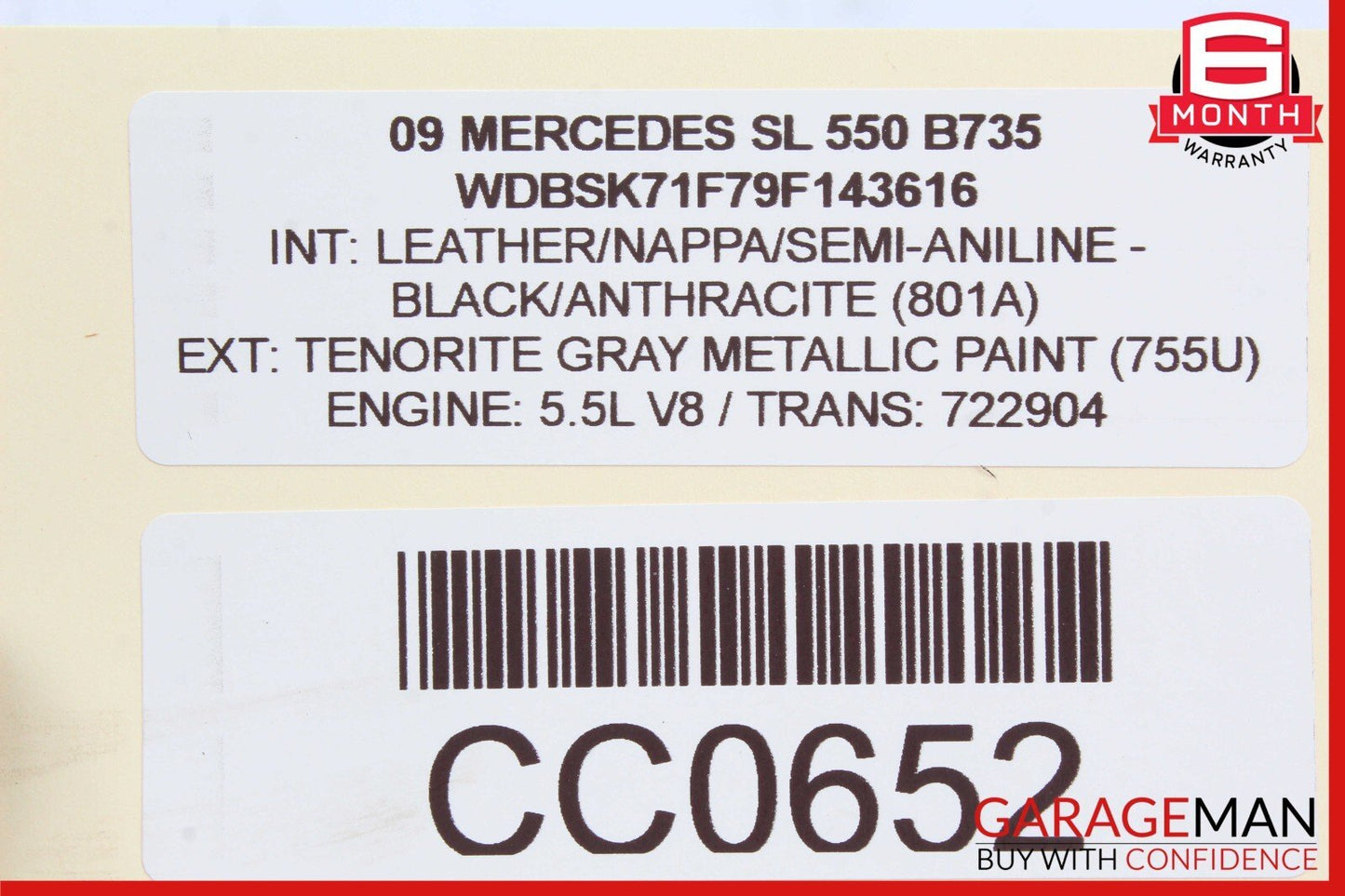 07-12 Mercedes R230 SL550 Sachs Rear Left ABC Hydraulic Shock Absorber Assy