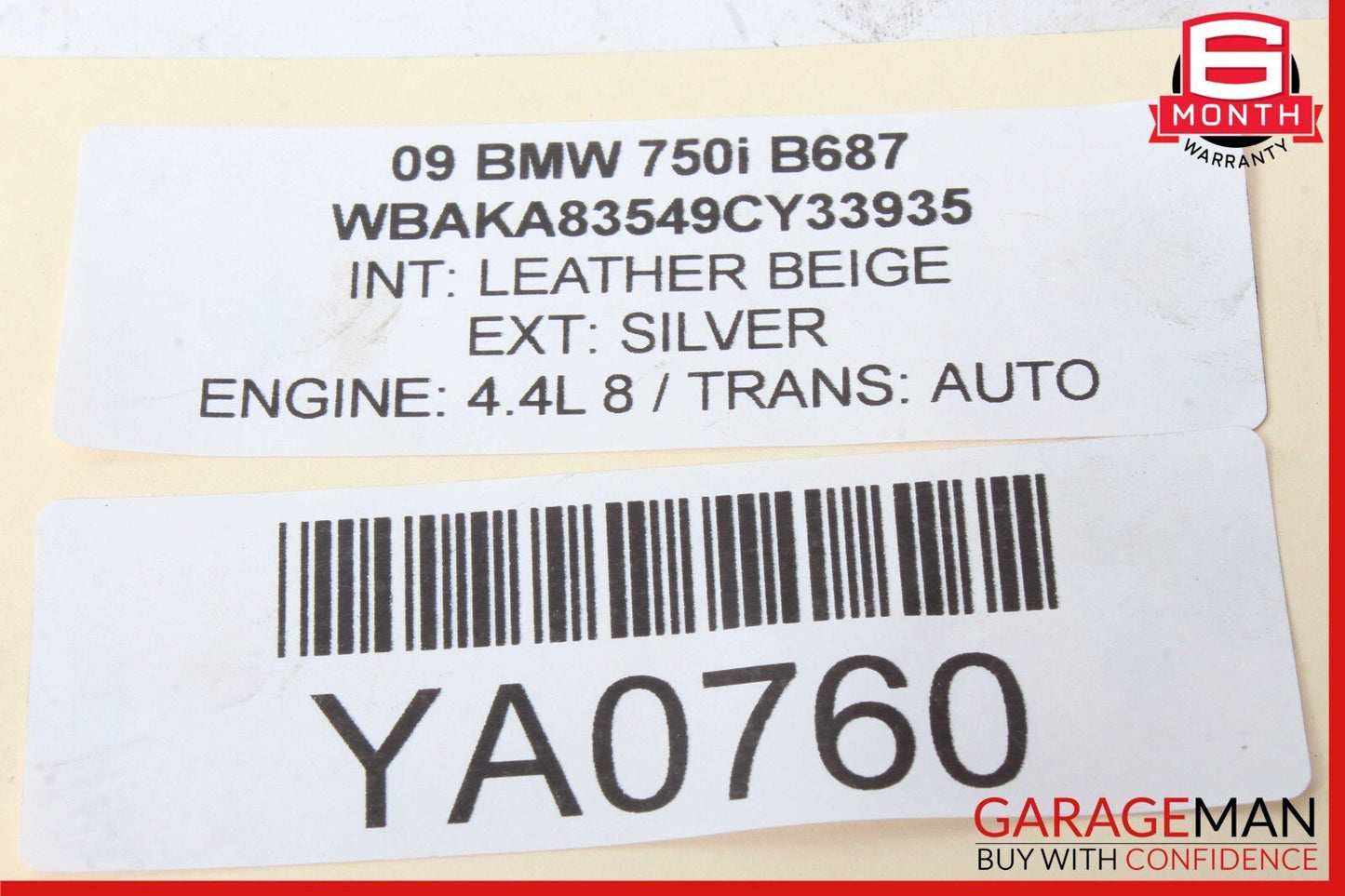 09-15 BMW 750i Front Left Wheel Hub Bearing Spindle Knuckle OEM