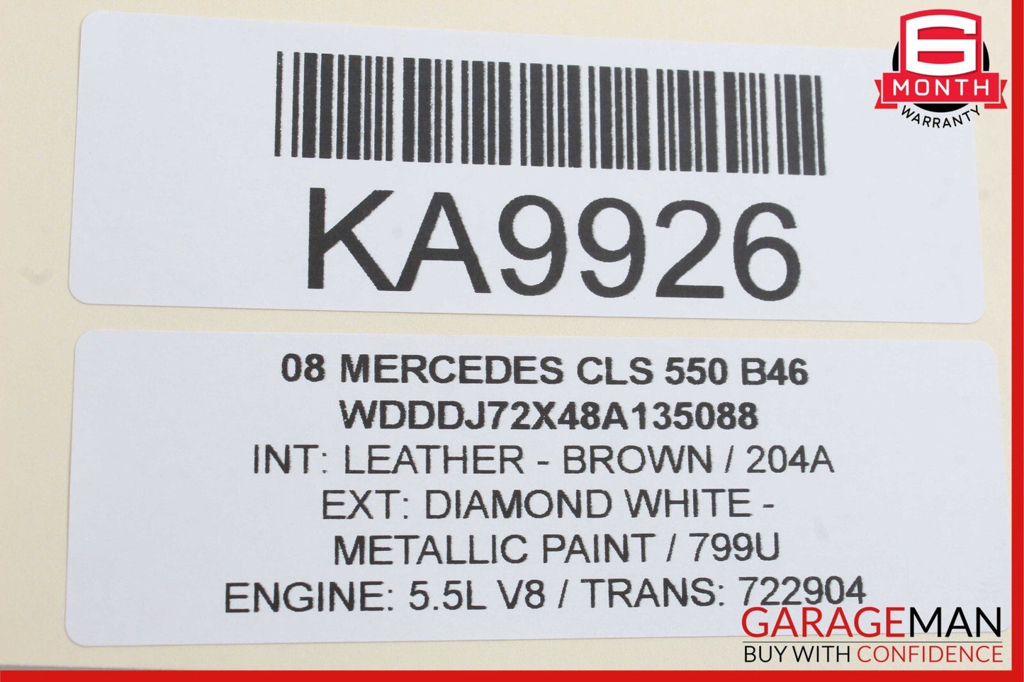 06-11 Mercedes W219 CLS500 CLS550 Front Left Door Window Regulator Motor Unit