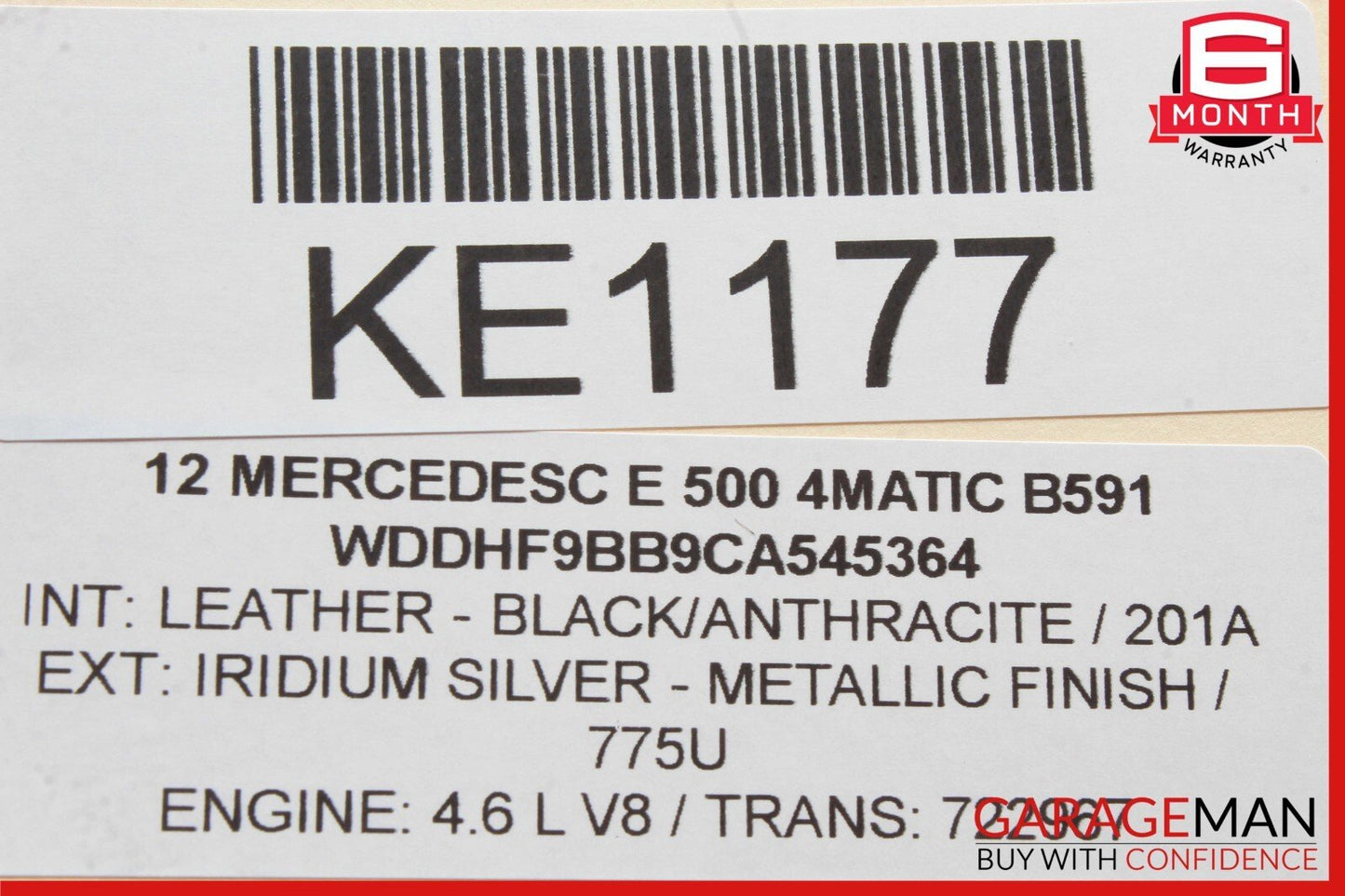 10-16 Mercedes W212 E550 E400 Instrument Cluster Clear Bezel Trim Cover OEM