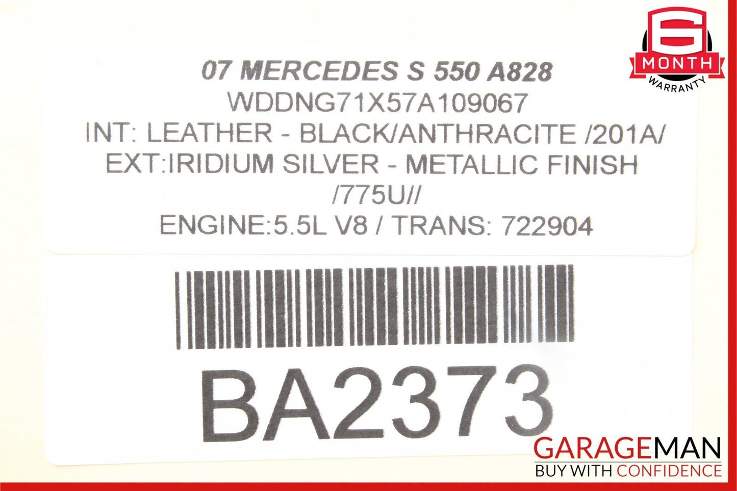 07-13 Mercedes S350 S550 CL63 AMG Front Left Door Lock Latch Actuator Keyless Go