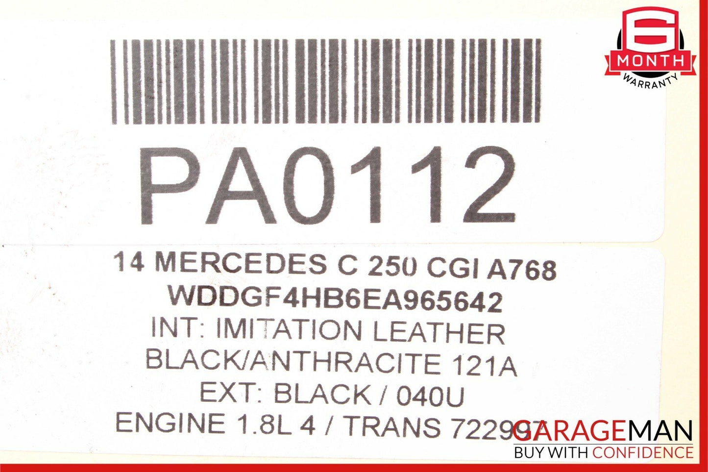 08-14 Mercedes W204 C250 C300 Power Steering Rack and Pinion 2044605900 OEM