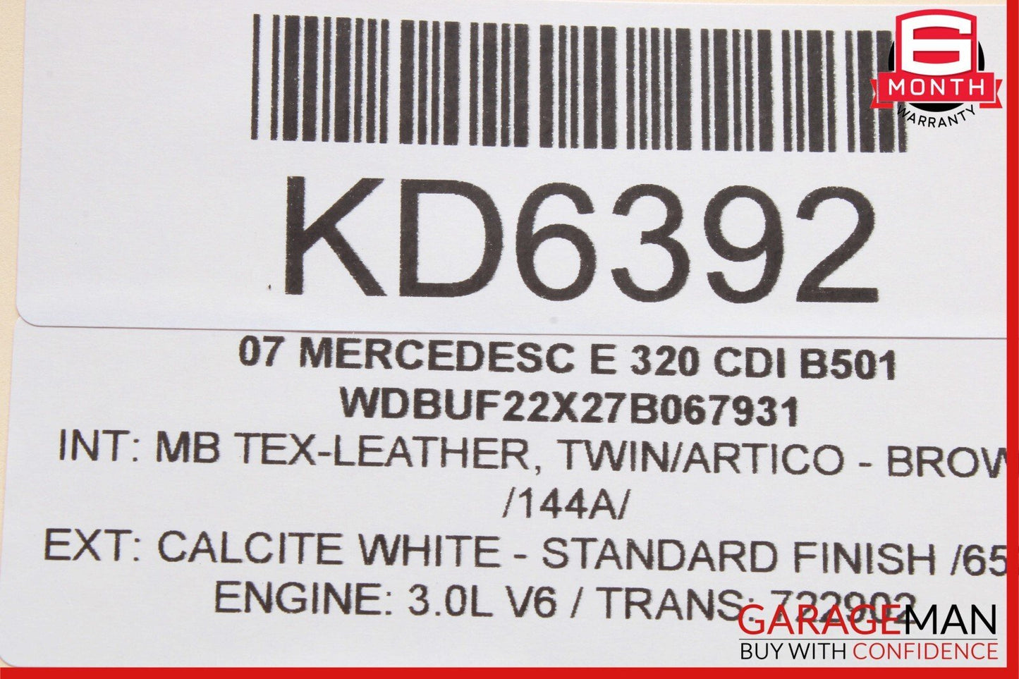 03-11 Mercedes W211 E320 E350 CLS550 Front Left Lower Rearward Control Arm OEM