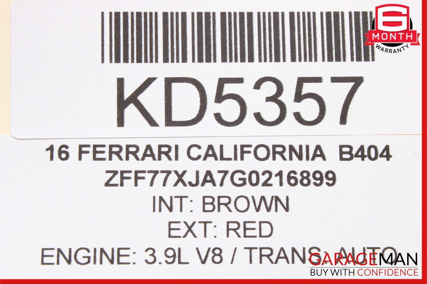 15-18 Ferrari California T Front Left Floor Trap Door Service Panel 069762000
