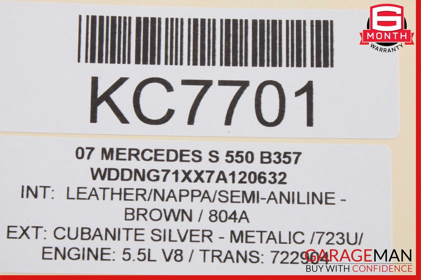 07-14 Mercedes W221 S550 Front Left Keyless Go Door Lock Latch Actuator