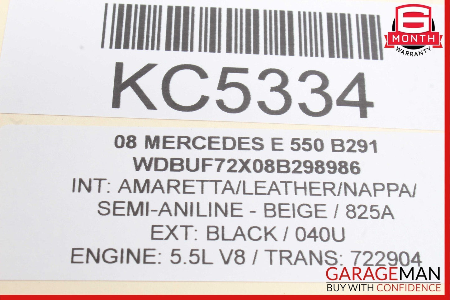 03-09 Mercedes W211 E550 CLS500 Steering Wheel w/ Paddle Shifters OEM