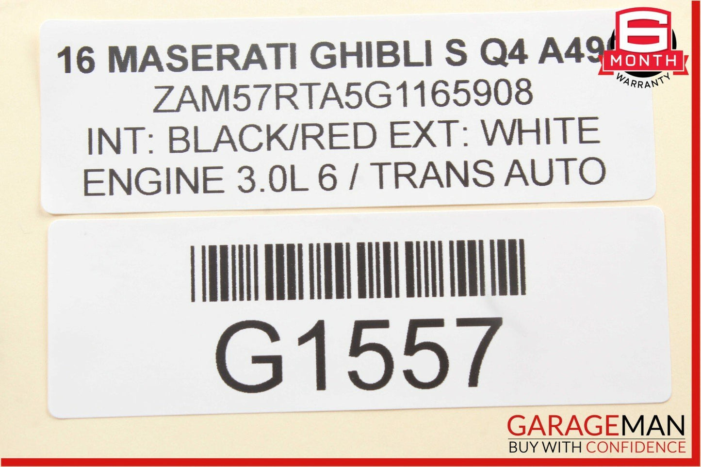 14-17 Maserati Ghibli Front Right Passenger Door Lock Latch Actuator Mechanism