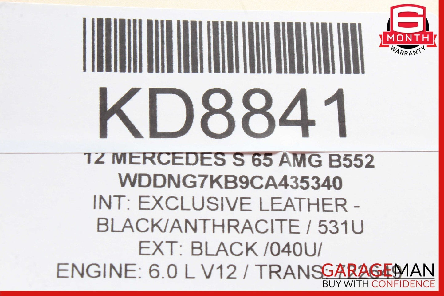 10-13 Mercedes W221 S65 AMG Dash Switch ABC Sport & Park Assist OEM