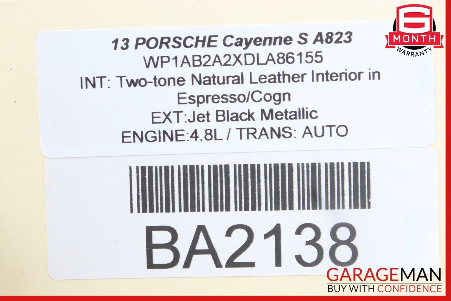 11-17 Porsche Cayenne 958 Rear Left / Right Side Upper Rearward Control Arm