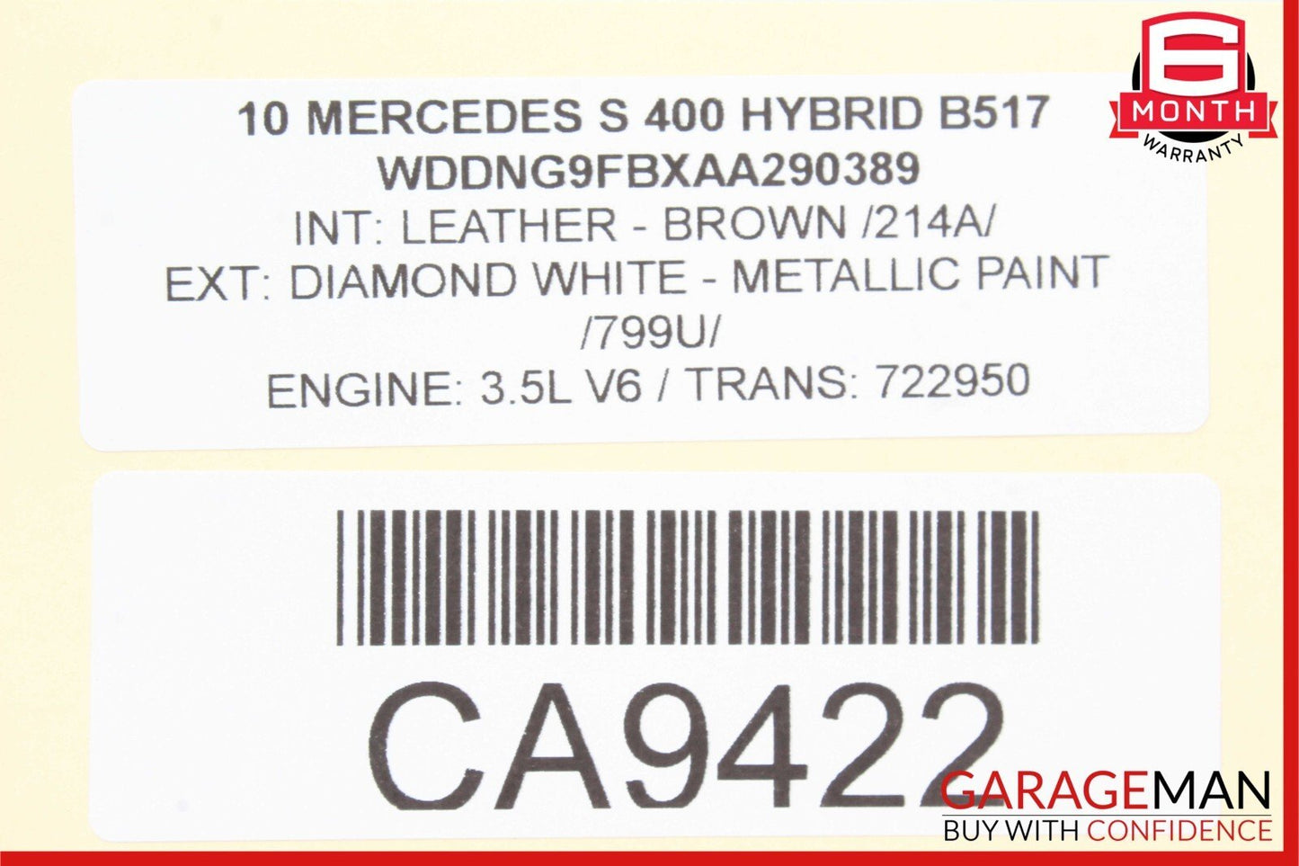 07-13 Mercedes W221 S400 Dashboard Center Console CD Player Cover Trim Panel OEM