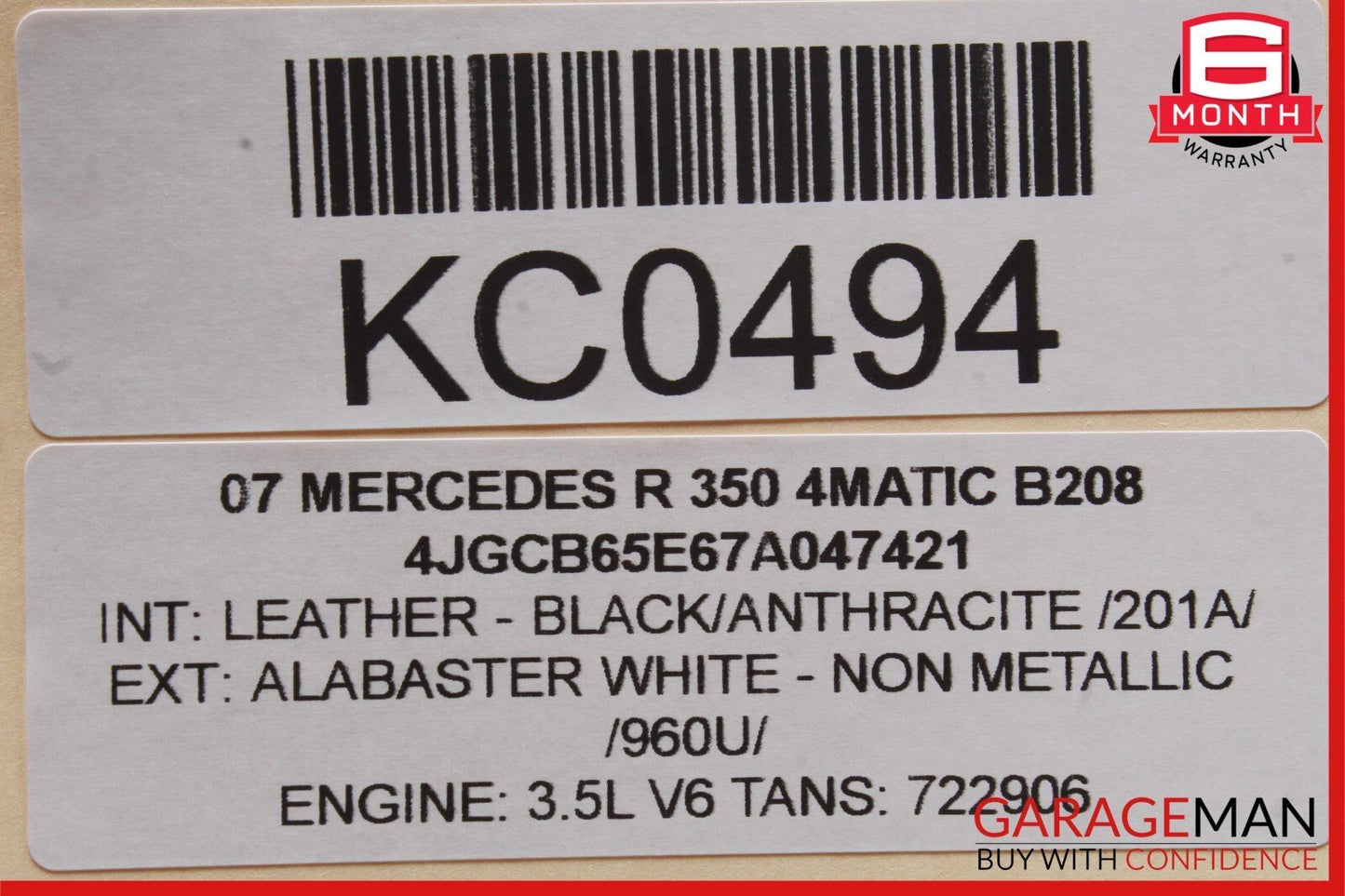 06-07 Mercedes W251 R350 4MATIC Speedometer Odometer Instrument Cluster Gauge
